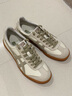 Onitsuka Tiger鬼塚虎復(fù)古德訓(xùn)鞋女 運(yùn)動(dòng)休閑鞋時(shí)尚男女鞋 TOKUTEN 1183C086-100 米色/沙色 38 曬單實(shí)拍圖