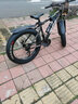 三河馬26寸變速減震4.0大輪胎雙碟剎沙灘雪地車(chē)男女款成人山地自行車(chē) 黑色輻條輪 26寸 21速 曬單實(shí)拍圖