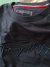 Tommy Hilfiger【重工刺繡】春夏男女平紋針織純棉簽字體刺繡內搭短袖T恤 藏青色DW5 S (推薦：120-135斤) 曬單實(shí)拍圖