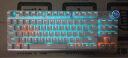狼蛛（AULA）F3001无线蓝牙有线三模机械键盘 游戏办公无线键盘 背光 87键电脑键盘 银白冰蓝光茶轴 晒单实拍图