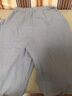 富朵 日系情侶睡衣春秋純棉紗布男女式純色夏季全棉簡(jiǎn)約甜美長(zhǎng)袖家居 男款-灰色縐紗 M 曬單實(shí)拍圖