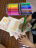得力(deli)24色可水洗水彩笔易握粗三角学生儿童涂色颜色马克笔画笔套装文具美术用品考试礼物五一出游六一儿童节 实拍图