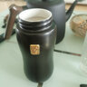 乾唐軒【官方授權(quán)】活瓷杯喜悅鎏金雙層隨手杯便攜水杯男杯子陶瓷杯子女 黑+金 曬單實拍圖