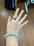 千載一玉和田玉扳指 男女士玉戒指碧玉綠色玉石大拇指 款一約18-19毫米QZZ2752i 曬單實(shí)拍圖