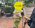 嘟嘟家寶寶兩件套加絨女童拜年服冬男童衛(wèi)衣套裝嬰幼兒新年童裝潮 綠色 80 曬單實(shí)拍圖