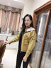 千秋詩(shī)媽媽裝秋冬新款外套連帽針織開(kāi)衫加大碼中老年女裝拉鏈毛線(xiàn)衣外套 土黃色AYY2905 M 建議85-100斤 曬單實(shí)拍圖