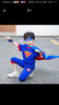 藍貝妮男童奧特曼衣服超人六一兒童節(jié)演出服裝cos幼兒園小男孩夏裝套裝 藍色（T恤+褲子+面罩披風手帶） 110碼建議身高100CM 曬單實拍圖