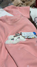G.DUCKKIDS品牌童裝女童保暖內衣套裝秋冬款一體絨兒童睡衣加厚保暖秋衣秋褲 雪花兔紫 140 cm 曬單實(shí)拍圖
