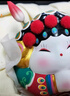吉兔坊老北京兔兒爺泥彩塑兔爺擺件新婚裝飾娃娃送新娘結(jié)婚禮物訂婚禮品 禧事禮盒 曬單實(shí)拍圖