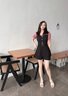 薇洛萱2025夏天季新款上衣+短褲二件套連衣裙收腰顯瘦時(shí)尚氣質(zhì)裙子8026 圖片色 L 建議98-115斤 曬單實(shí)拍圖