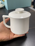 國濤骨瓷月牙杯過(guò)濾茶杯綠茶杯家用水杯泡茶杯陶瓷白瓷辦公杯定制logo 月牙杯（簡(jiǎn)裝） 曬單實(shí)拍圖