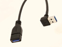 CableCCUSB 3.0公對(duì)公彎頭高速usb3.0延長(zhǎng)線usb90度延長(zhǎng)線USB連接線USB公對(duì)母轉(zhuǎn)接線傳輸線 公對(duì)母左彎頭 0.15m 曬單實(shí)拍圖