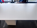 沃霖 辦公家具老板桌辦公桌主管桌總裁桌簡(jiǎn)約財務(wù)桌輕奢班臺經(jīng)理桌 陽(yáng)光白【1.8米無(wú)側柜】包安裝 三代【升級雙面插座】 曬單實(shí)拍圖
