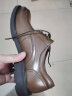 骆驼（CAMEL）男士商务鞋英伦风系带正装休闲皮鞋 A932102500 棕色  43 实拍图