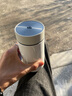 萬(wàn)象（WANXIANG） 新款保溫杯時(shí)尚帶濾網(wǎng)女士隨身可愛(ài)清新簡(jiǎn)約不銹鋼小容量水杯 F38-大肚杯-月光白320ml 曬單實(shí)拍圖