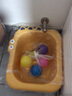 世紀寶貝（babyhood）嬰兒洗臉盆兒童用品新生兒折疊初生寶寶洗屁股家用洗腳盆子面盆 鱷魚小臉盆【1個裝】薄霧粉 曬單實拍圖