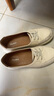 拔佳（Bata）休閑鞋女春季商場新款牛羊皮通勤百搭輕便開車單鞋WRV57AA4七夕 米白 39 曬單實拍圖