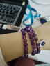 朱夢(mèng)緣 配證書(shū)紫水晶手鏈女士款多圈天然水晶手串送女生女友情人節禮物 新中式款--6MM三圈紫水晶手鏈 曬單實(shí)拍圖