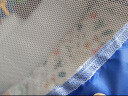 艾薇 学生蚊帐宿舍 蒙古包蚊帐 单开门 0.9米 深蓝色【免安装 上下铺通用】 实拍图