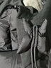 艾萊依冬季新款大翻領(lǐng)鴨絨亮面羽絨服女裝長款寬松蝴蝶結(jié)輕奢外套 炭黑 XL 170【建議145-160斤】 曬單實拍圖