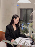 HERAGAIA2025年夏季新款卡其色小西裝外套女感小個(gè)子氣質(zhì)通勤西服套裝 X853-米白色(外套) M （推薦95斤-108斤） 曬單實(shí)拍圖