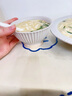 稻森北歐風(fēng)清新餐具陶瓷飯碗家用新款米飯碗個人專用高顏值碗碟盤RS 4.5英寸】圓飯碗-太白灰 曬單實拍圖