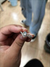 水云淼為愛加冕情侶戒指鋯石對戒一對男女款婚戒皇冠開口對戒婚禮擺設(shè)用 禮盒裝 曬單實拍圖