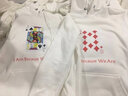 衛(wèi)衣定制印字加絨外套工作服印logo定做班服圓領(lǐng)衛(wèi)衣冬季衣服訂制工衣刺繡廣告衫DIY拉鏈文化衫長袖 【套頭衛(wèi)衣】白色 XL 曬單實拍圖
