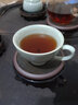 尊壺 茶杯紫砂杯墊底座功夫茶具配件繪雙魚荷花杯托 曬單實(shí)拍圖