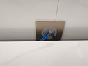 公牛開(kāi)關(guān)插座面板86型空白蓋板出線(xiàn)孔暗盒擋板電視背景墻HDMI高清光纖 出線(xiàn)孔面板(G57星辰金) 曬單實(shí)拍圖