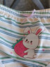陌卡希A類精梳棉兒童內(nèi)褲女童三角寶寶不夾屁股p小女孩平角大童四角短褲 草莓兔子(三角)A類精梳棉 4條裝 140碼 (建議體重35-45斤) 不夾PP 曬單實(shí)拍圖