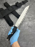 意大利極端武力捕鯨叉戶外戰(zhàn)術(shù)直刀高硬度N690鋼刀野外便攜生存刀 意大利極端武力捕鯨叉【黑白】 35cm-大于60°【贈(zèng)戰(zhàn)術(shù)K鞘】 曬單實(shí)拍圖