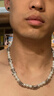 芯奢項鏈男潮流韓版嘻哈人造珍珠鎖骨項鏈男士ins小眾拼接頸鏈美潮牌 曬單實拍圖