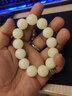 十方清梵天然白菩提根單圈念珠男女通用菩提子乳白色圓珠手串節(jié)日禮品 菩提手串13顆-18mm 曬單實(shí)拍圖