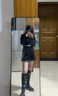 大東高筒騎士靴女2025年秋冬新款時(shí)尚百搭顯瘦潮流粗跟長(cháng)筒靴0703 黑色(單里） 39 曬單實(shí)拍圖
