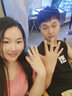 曼蒂婭S925銀情侶戒指一對男求訂結(jié)婚活口對戒子紀(jì)念日生日禮物送女友 【刻字拍】一見鐘情情侶戒指 曬單實(shí)拍圖