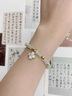 施洛尼輕奢和田玉手鏈女手串送女友高級感生日禮物紀(jì)念日情人節(jié)老婆長輩 和田玉四葉草手鏈【當(dāng)、次日達(dá)】 曬單實(shí)拍圖