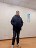 雅鹿爸爸羽絨服男冬加厚保暖男裝中年男士冬裝中老年男款冬季外套 H540款蝦青 M (170)【建議100-120斤】 曬單實拍圖