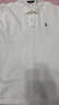 哈吉斯（HAZZYS）男裝 春秋季男士上衣翻領(lǐng)通勤長(cháng)袖POLO衫男ABTZE0ACE15 白色WT XL (180/100A 50) 曬單實(shí)拍圖
