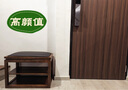 造作紀全實(shí)木換鞋凳家用進(jìn)門(mén)口胡桃木鞋柜坐凳一體可坐式多層入戶(hù)鞋架子 全實(shí)木胡桃木黑色坐墊80cm 曬單實(shí)拍圖