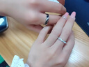 中國黃金枯木逢春情侶戒指一對男女銀對戒七夕情人節(jié)禮物送女友老婆生日 枯木逢春戒指一對【京速達】 曬單實拍圖