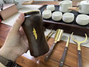 尚言坊茶道六君子茶具配件大全泡茶工具套裝茶夾茶刀茶夾杯叉茶桌擺件 黑檀木凡幾茶道瓶+厚澤五配件 曬單實(shí)拍圖
