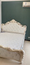 尊范（ZUF）欧式双人床现代简约皮床轻奢床卧室家具1.8米公主床主卧大床 床+柜*2+床垫（四件套） 1800*2000曲木结构 实拍图