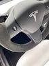 梵汐適用于特斯拉modely方向盤(pán)套model3手縫車(chē)內裝飾s品改裝x小配件 款式01 曬單實(shí)拍圖
