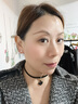 玖長時（JiuChangShi）王子文同款珍珠扇貝耳釘925純銀耳針小眾設計感高級輕奢耳飾新款 扇形珍珠耳釘一對 925銀針 曬單實拍圖