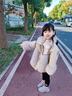 哈羅小黃鴨  HAL.DUCK女童皮草2023冬季新款女寶寶洋氣加厚派克服外套兒童兔毛棉衣冬裝 杏色 110 (身高100-110cm年齡4-5歲) 曬單實(shí)拍圖