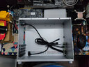 SKTC 星開(kāi)天HX100可手提全鋁MATX游戲臺式電腦機箱SFX/ATX電源黑色銀色機箱 銀色單玻璃+ATX電源架+風(fēng)扇架（無(wú)手提） 曬單實(shí)拍圖