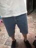 東方駱駝（EASTERN CAMEL）牛仔短褲男士2025新款秋季韓版潮流寬松五分中褲子男夏天冰爽馬褲 P17藍色 31 曬單實(shí)拍圖