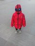 卡兔藍貓男童外套春秋裝2021新款兒童蜘蛛俠沖鋒衣寶寶洋氣薄款奧特曼衣服 A款紅色 130 曬單實(shí)拍圖