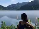 桃伊悠（taoyiyou）法式克萊茵藍吊帶裙海邊度假連衣裙夏顯瘦小個子長裙旅游沙灘裙子 藍色吊帶 S 曬單實拍圖